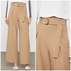BCBGMaxAzria Wide Leg Pants XS Burlap-Beige